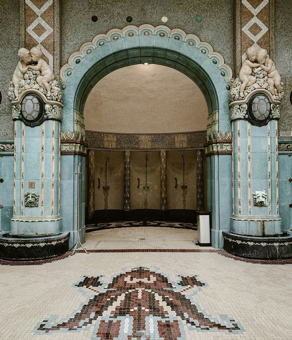 The historic Gellért Thermal Bath in Budapest