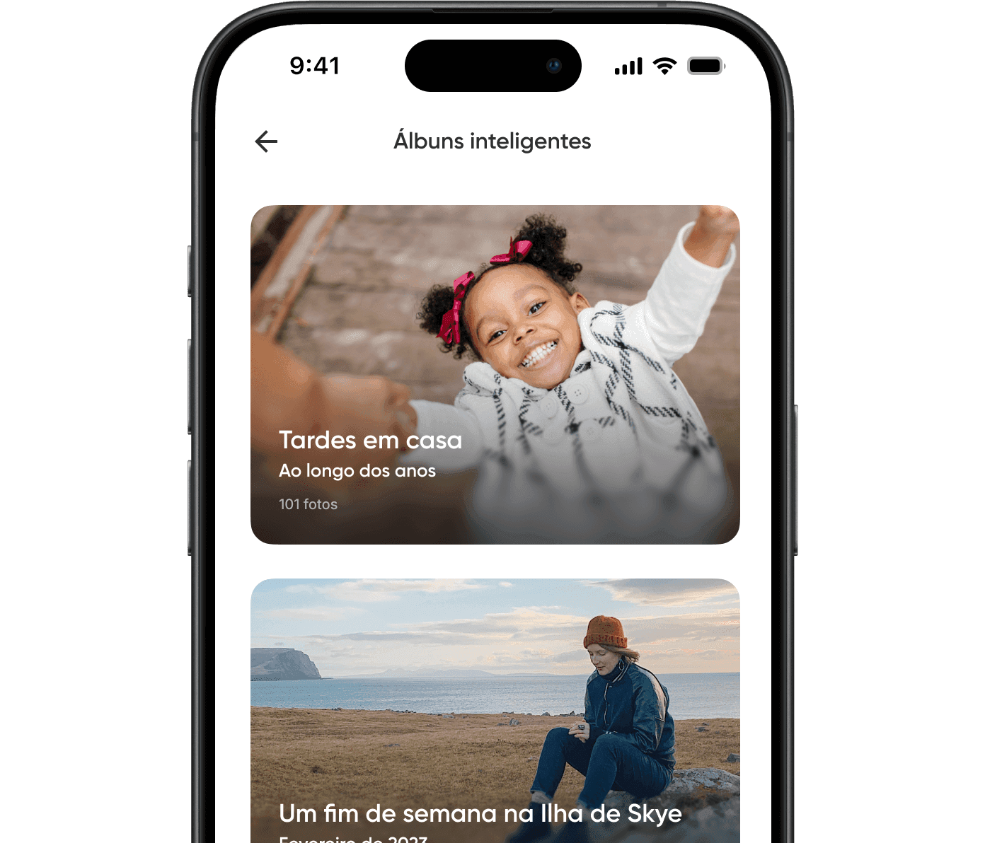 Álbuns inteligentes