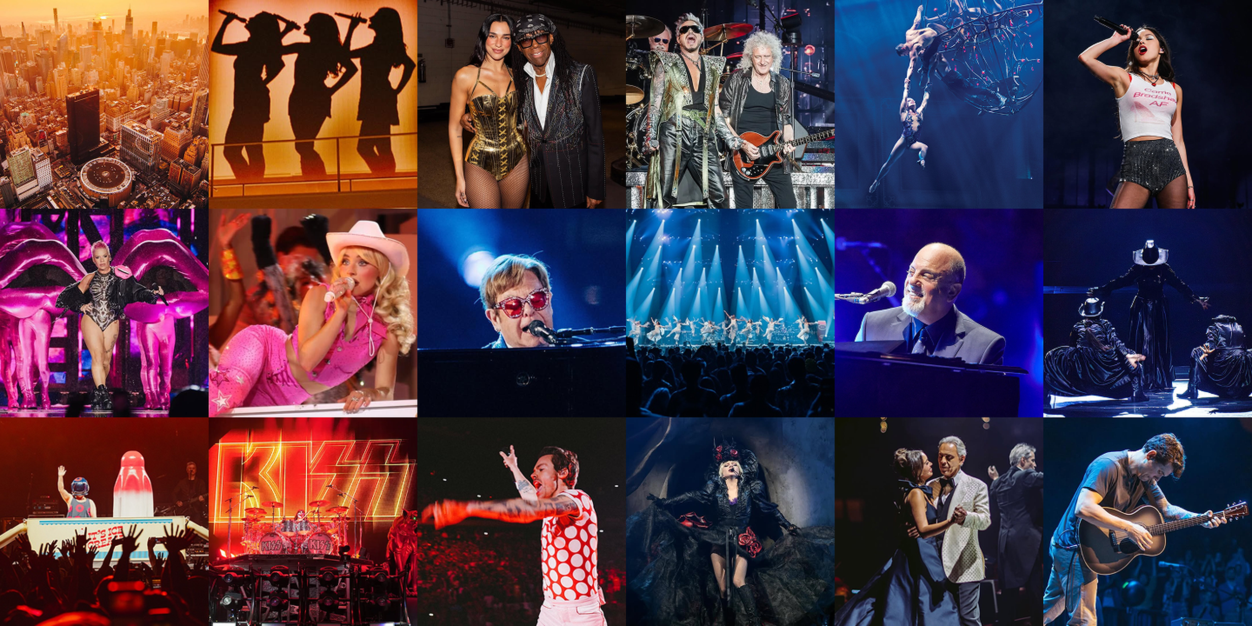 The most photographed artists at Madison Square Garden
