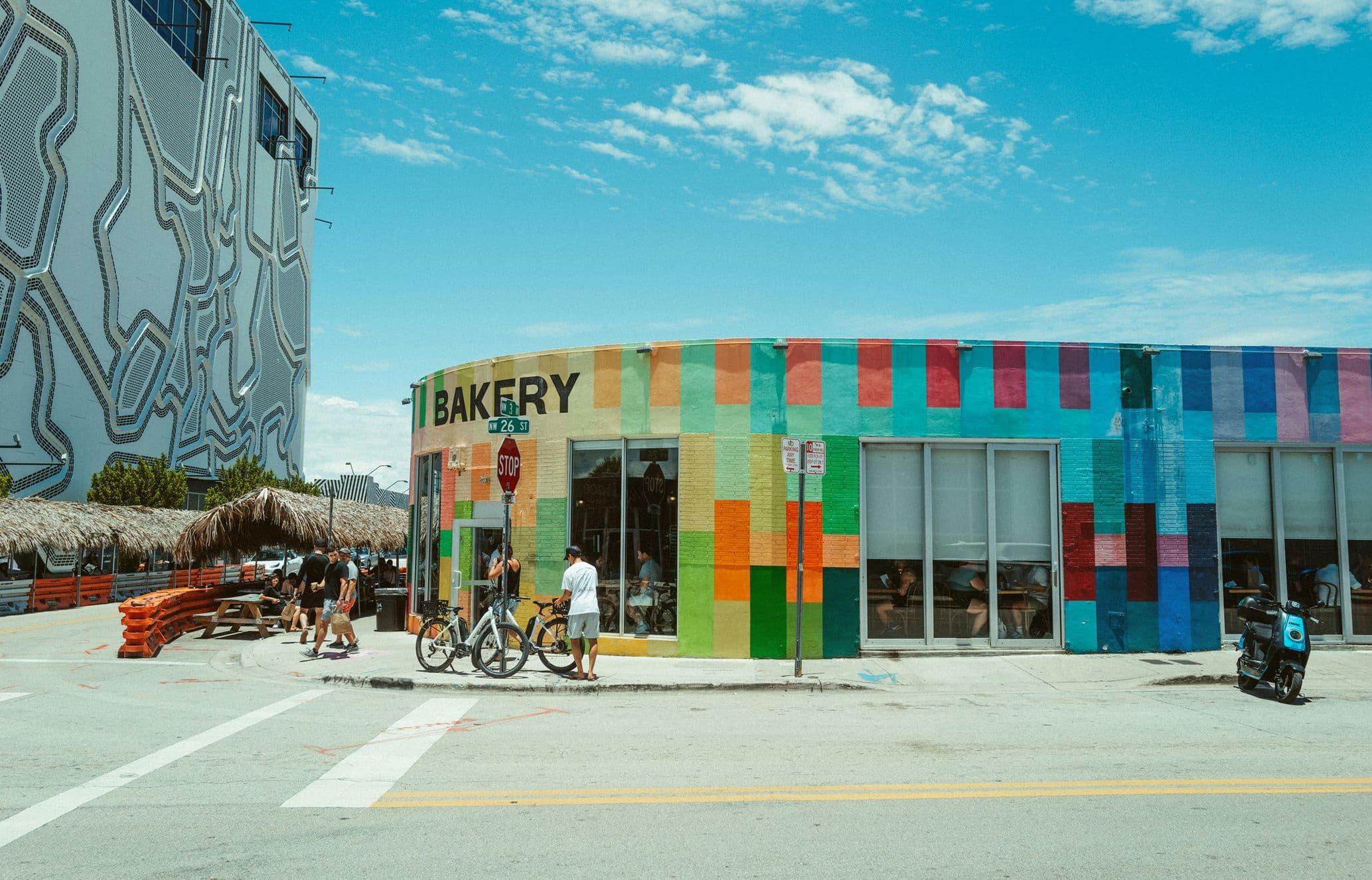 Bold, bright colours of Wynwood Walls, Miami