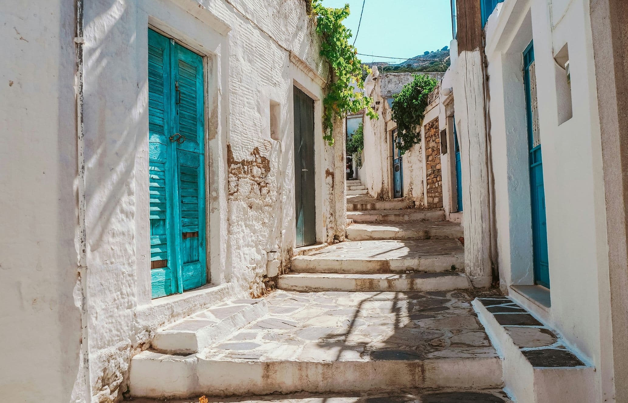 Street in Naxos, Greece
