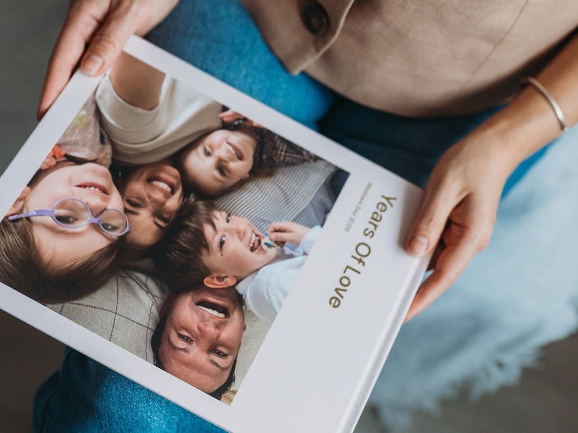 Personalised mother's day photo book