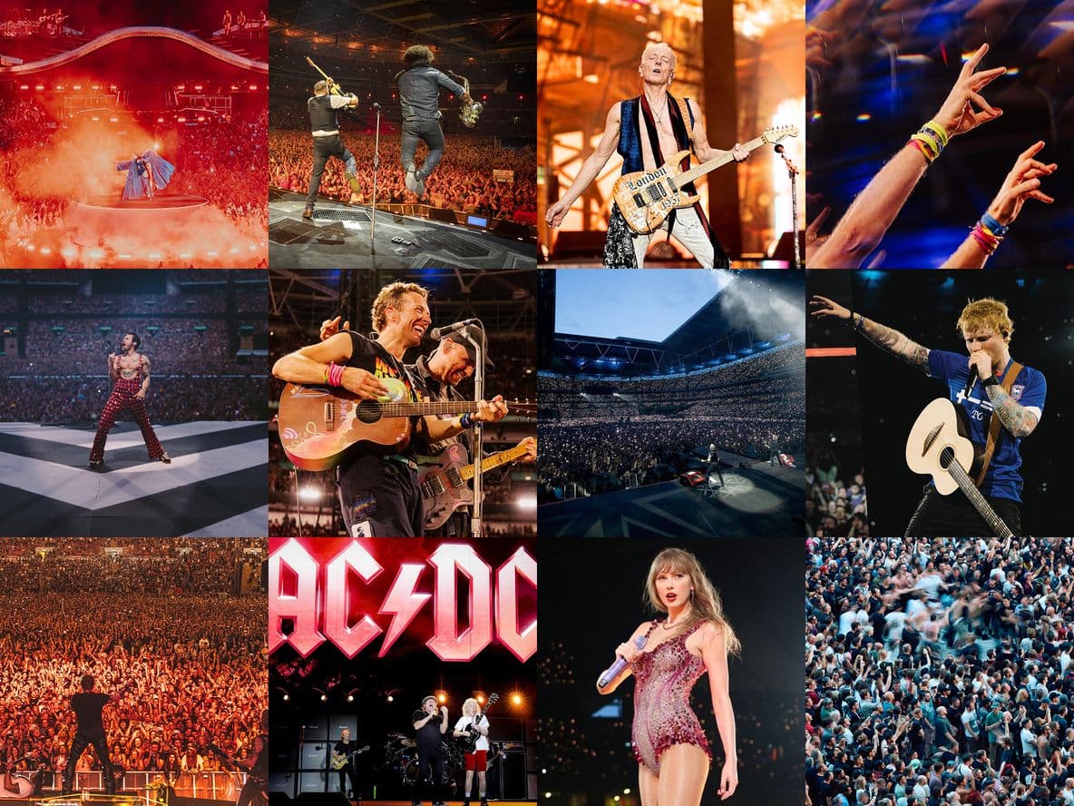 Wembley Stadium’s most photographed artists