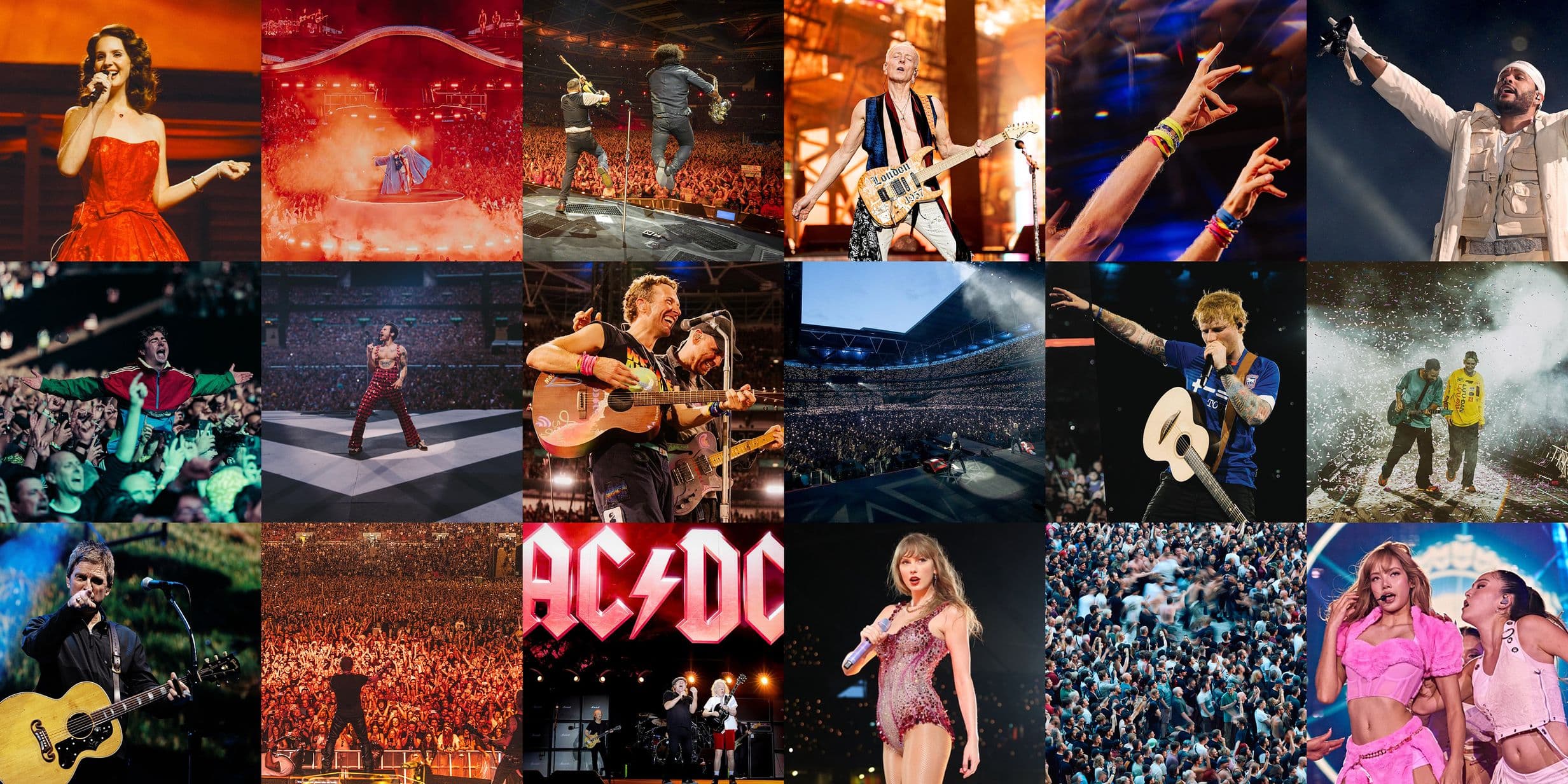 Wembley Stadium’s most photographed artists