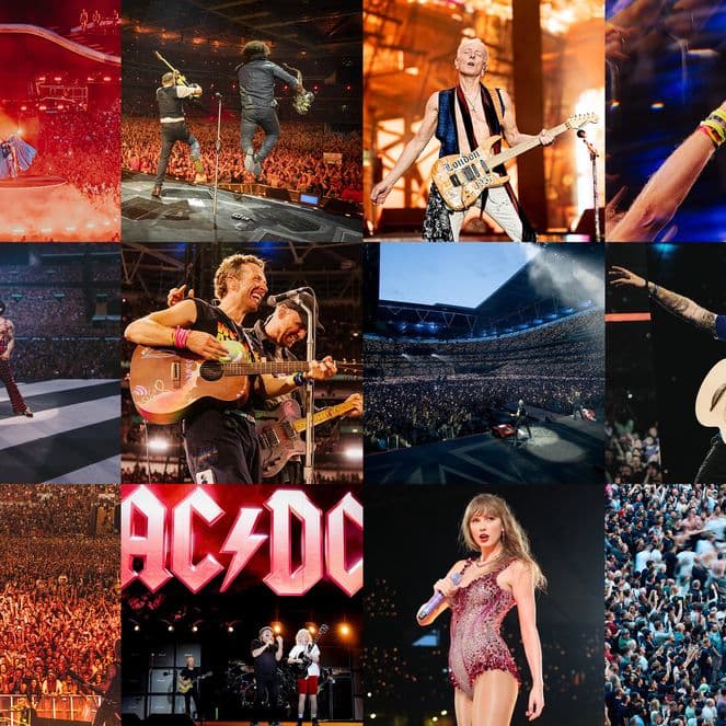 Wembley Stadium’s most photographed artists