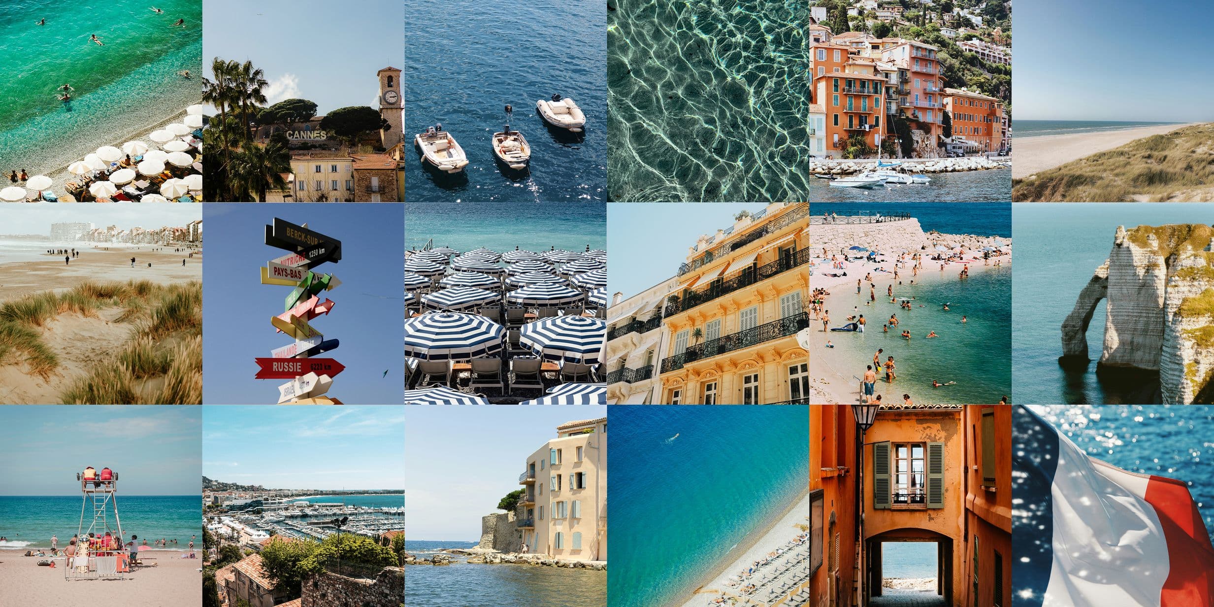 The most photographed beaches in France
