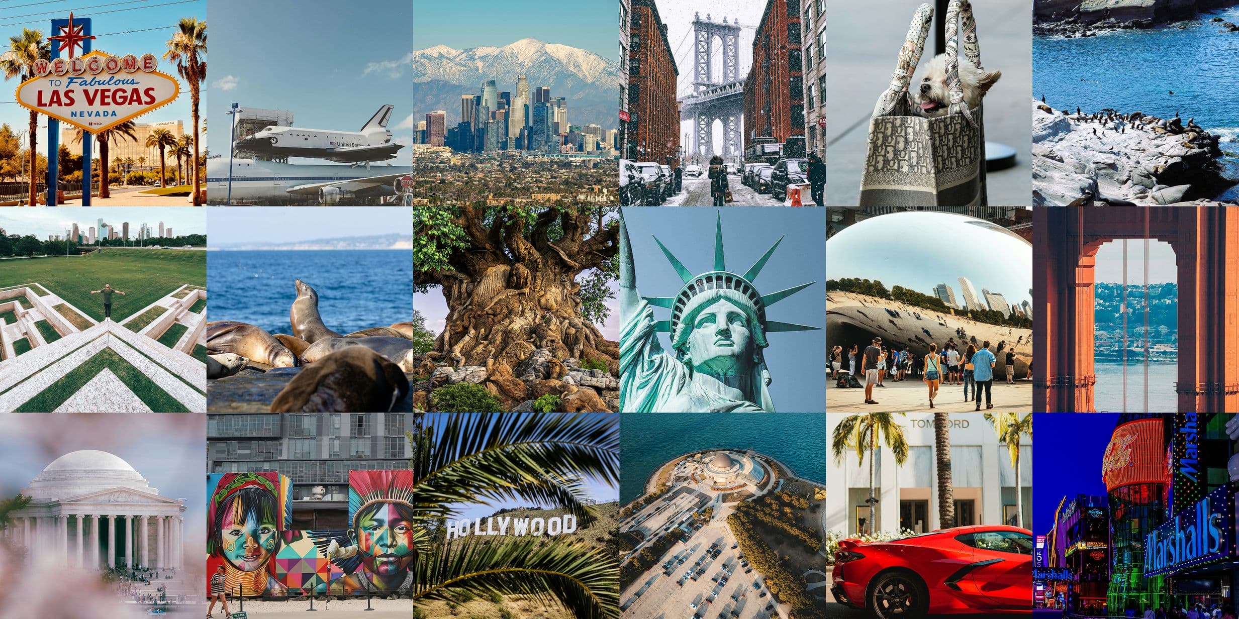 The most photographed cities in the US