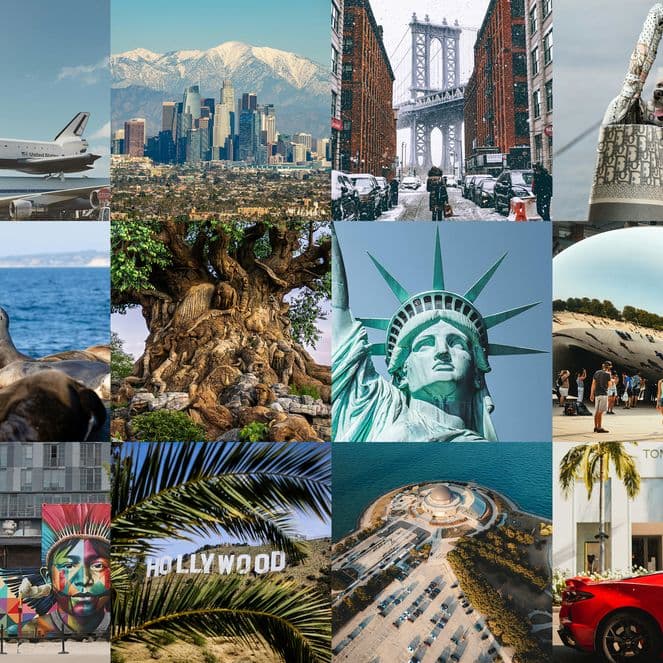 The most photographed cities in the US