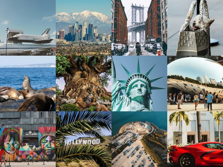 The most photographed cities in the US