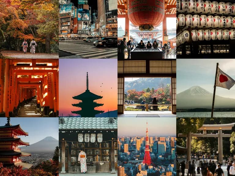 The most photographed spots across Japan in autumn