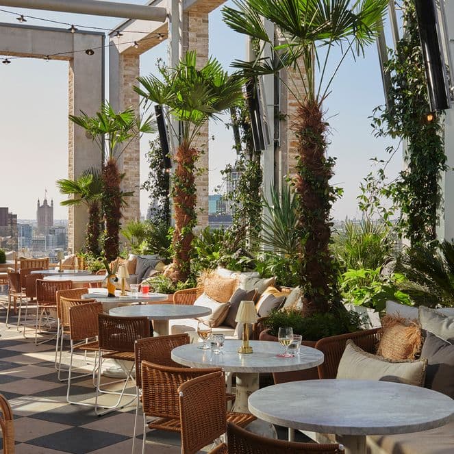 Where to get the best rooftop restaurant shots in London