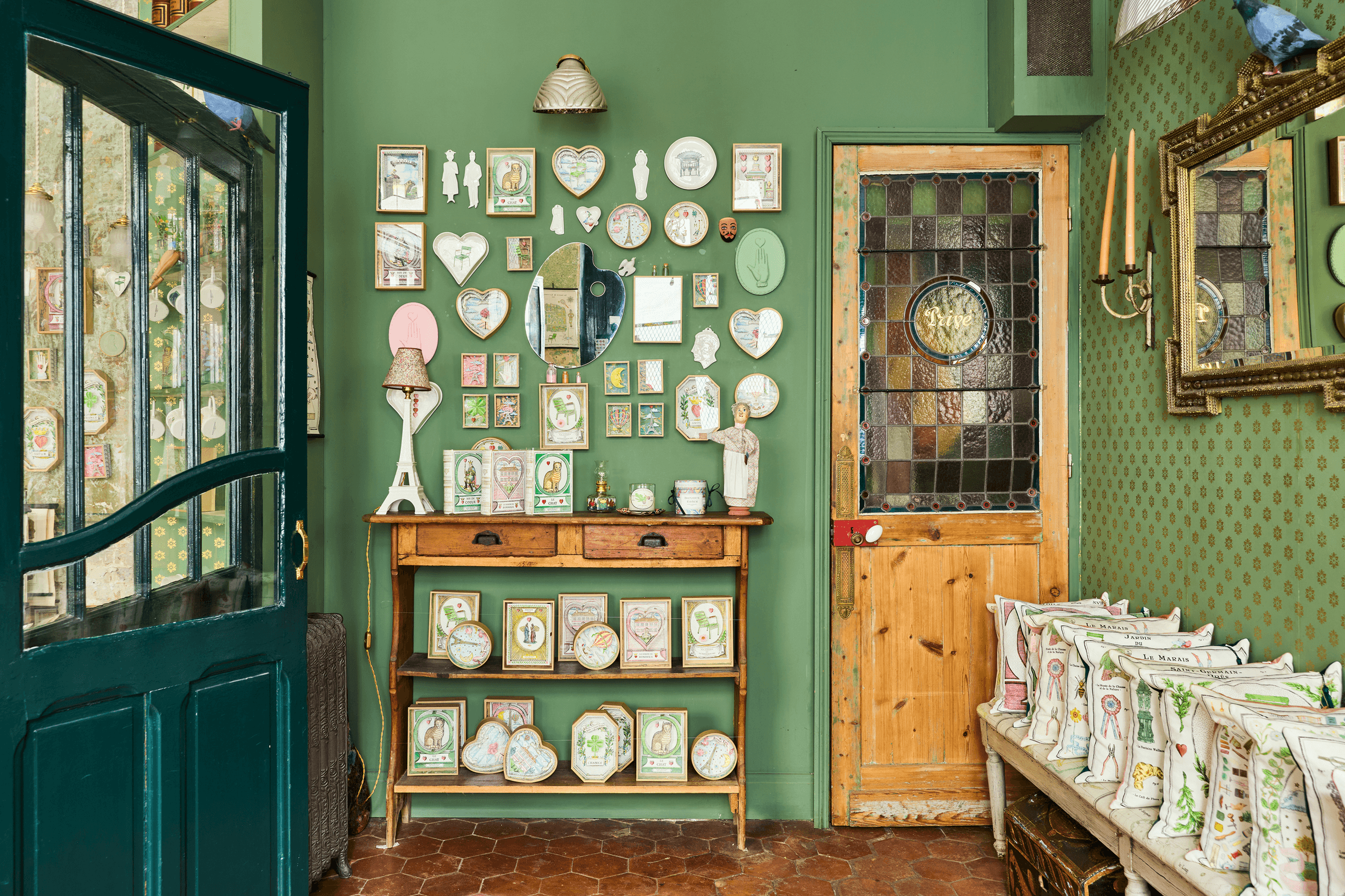 Handmade curiosities decorate every corner at Marin Montagut