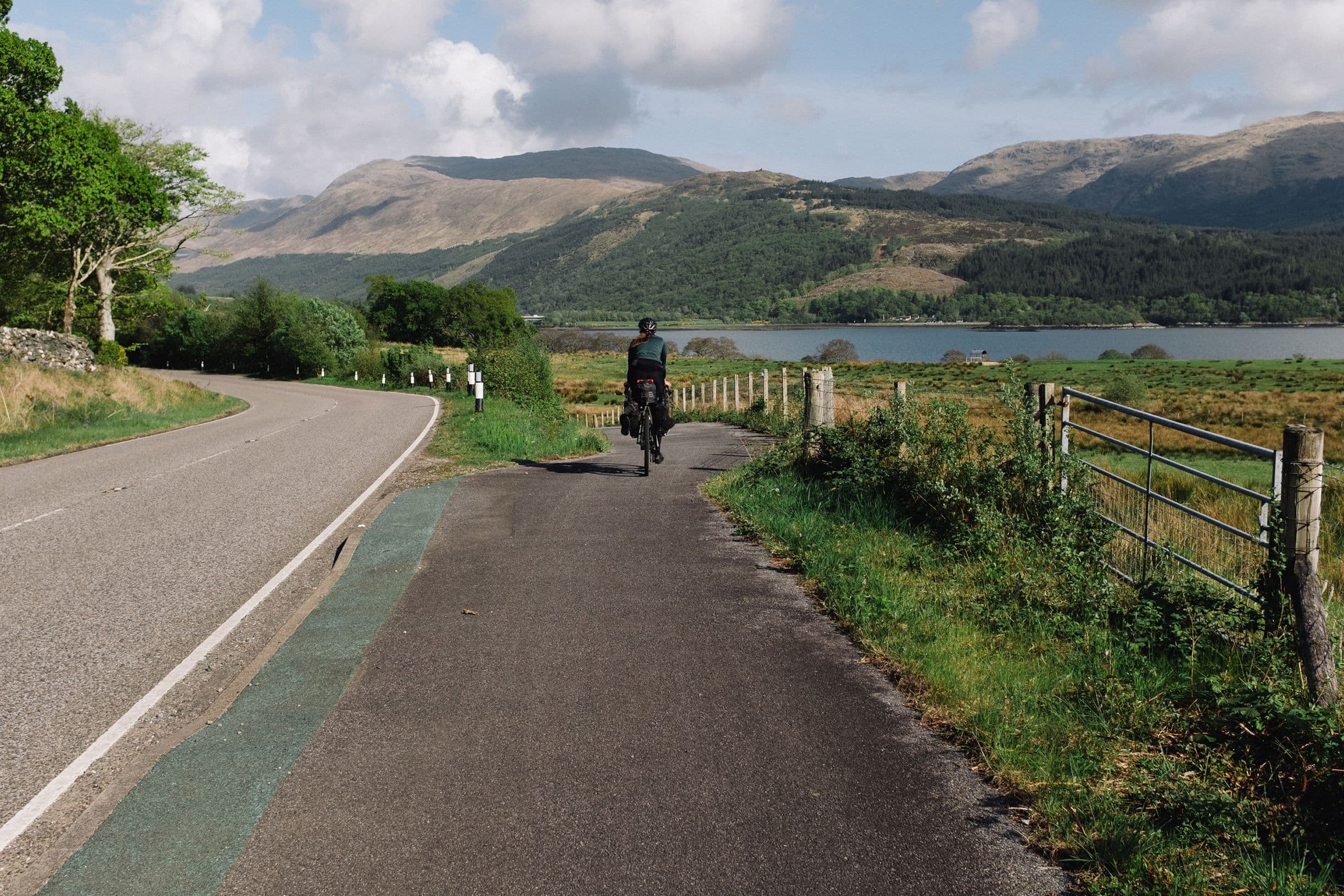 Back on the mainland cycling down to Oban after a day on Lismore_Liz Seabrook_4