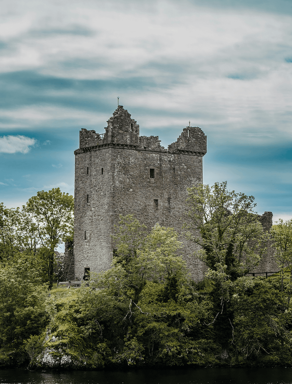 Urquhart Castle in summer