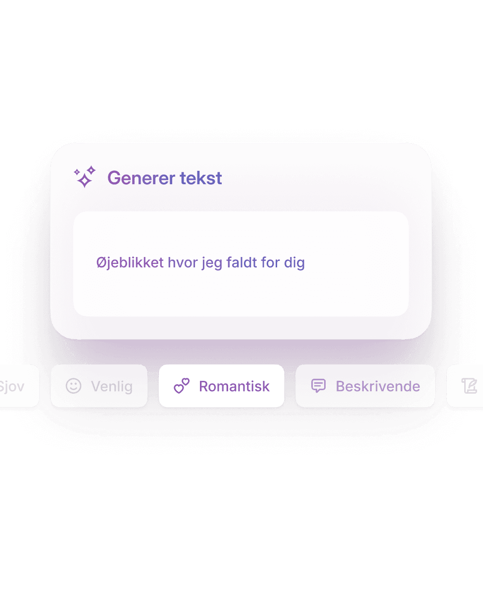 Opret billedtekster med et enkelt tryk