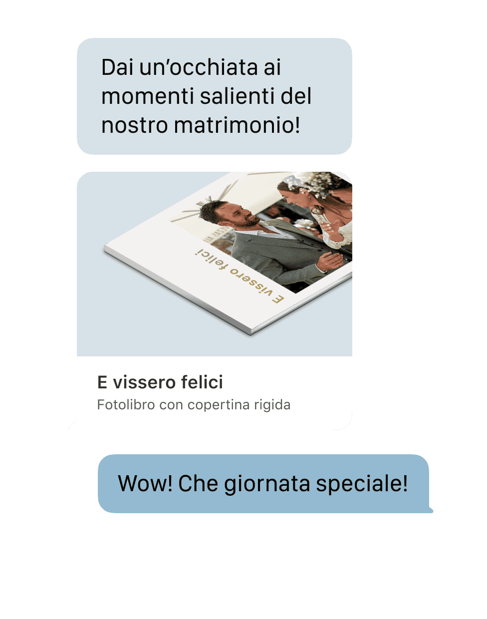 Il tuo matrimonio, condiviso senza sforzo