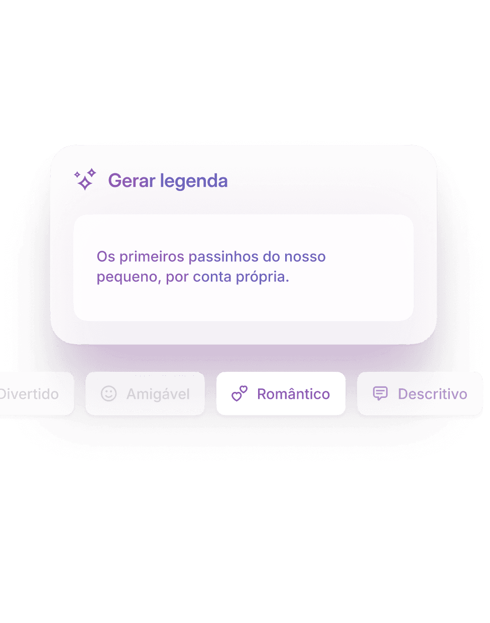 Legendas com um toque