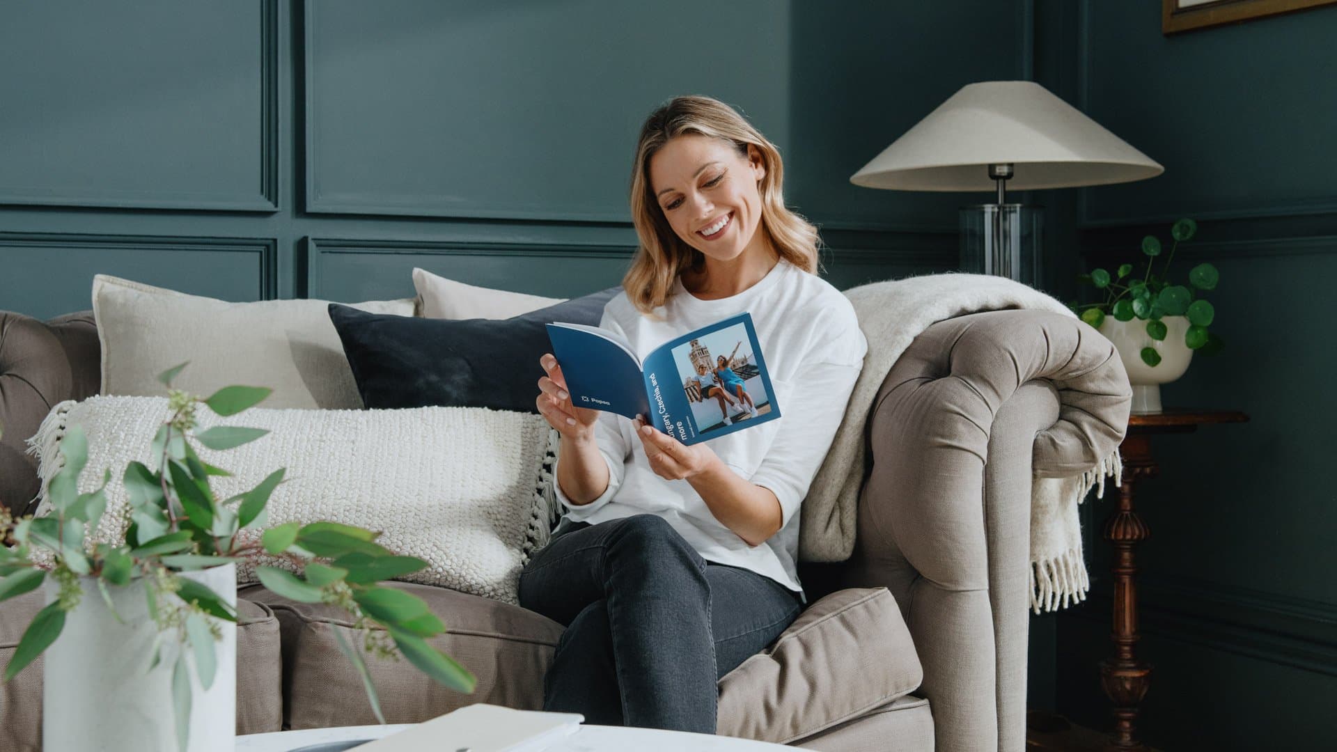 Un album photo carré à couverture souple