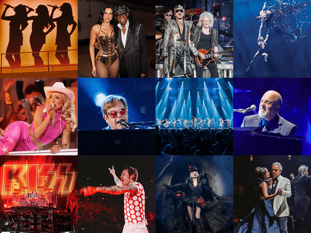The most photographed artists at Madison Square Garden