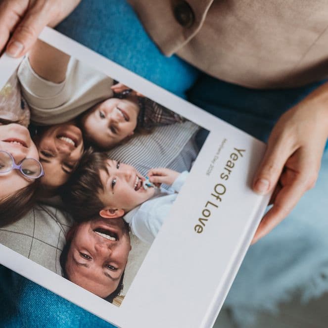 Personalised mother's day photo book