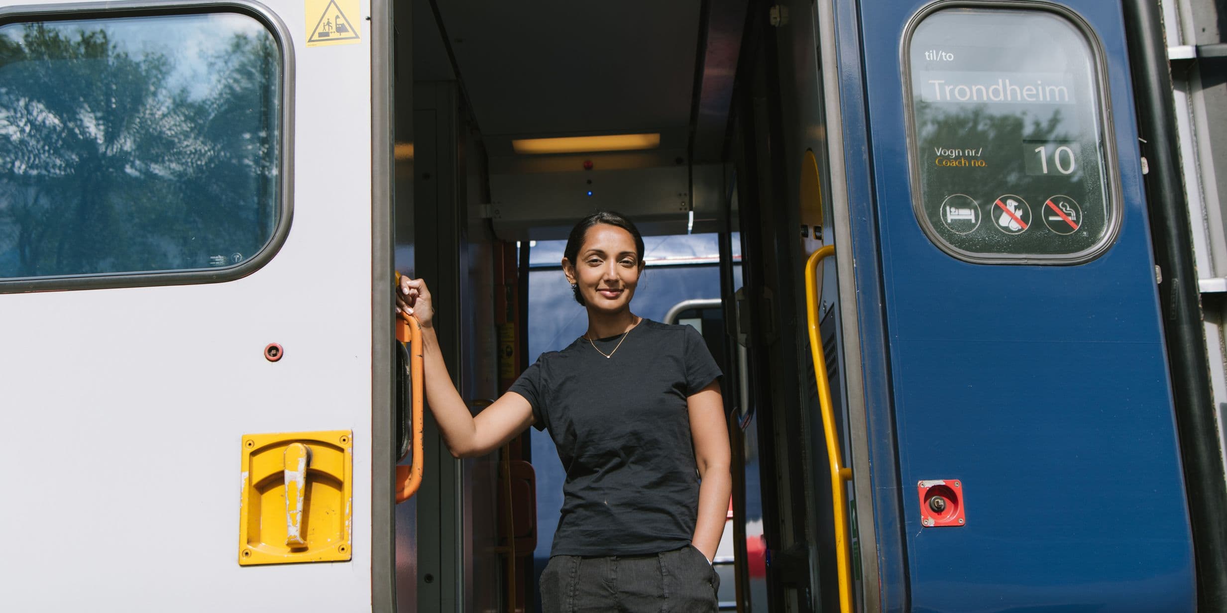 Monisha Rajesh on the Trondheim Railway