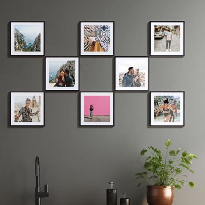 Photo wall ideas for your living room