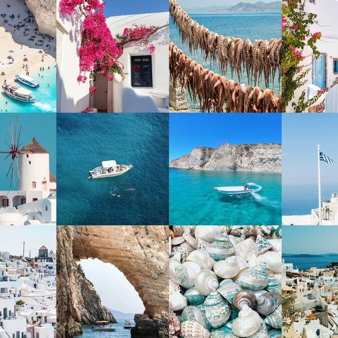Most photographed islands in Greece