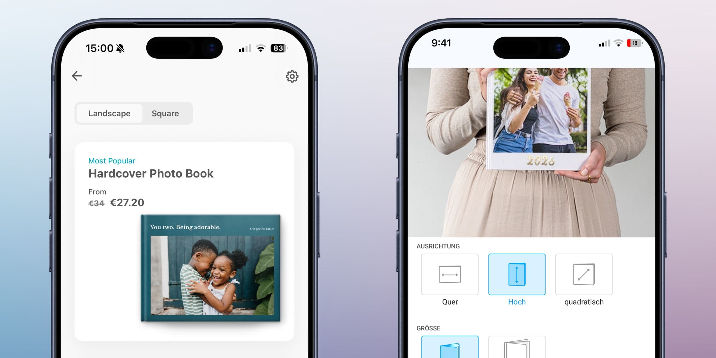 Popsa vs Pixum: choosing the right photo book experience