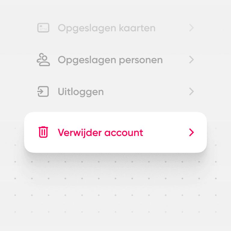 Account eenvoudig verwijderen