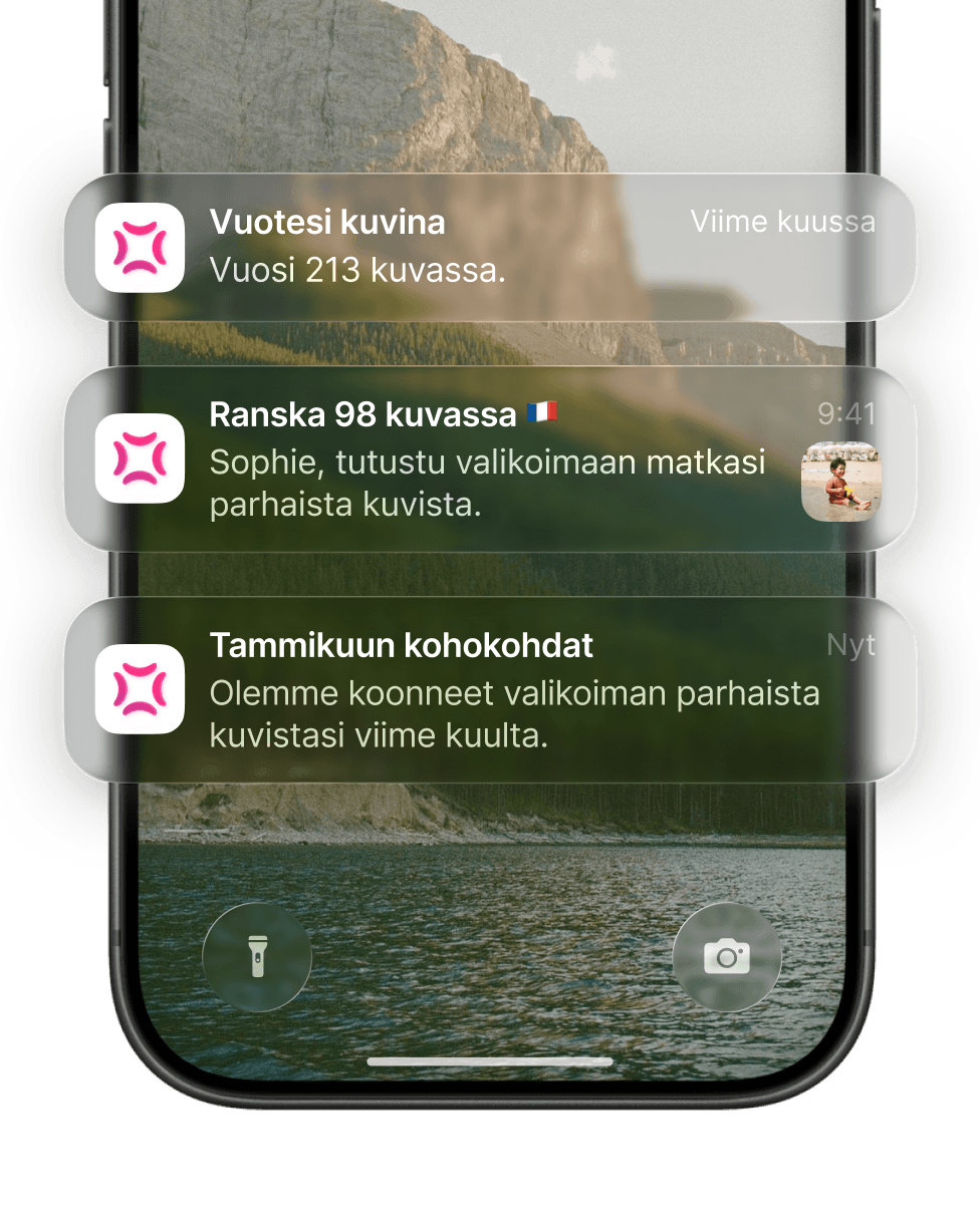 Löydä uusia muistoja sitä mukaan, kun ne valmistuvat