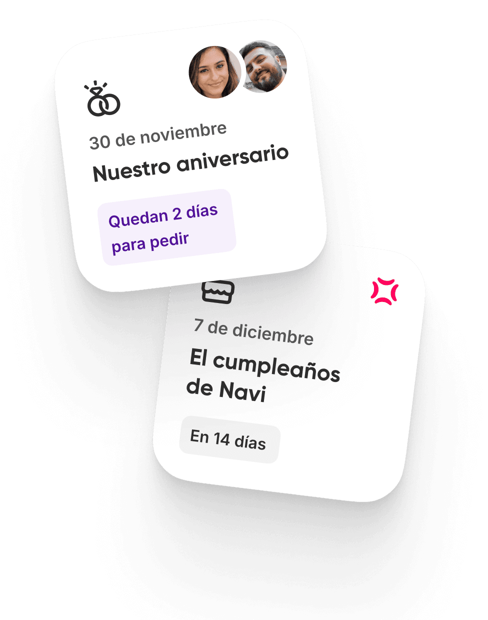 No te olvides de ningún aniversario