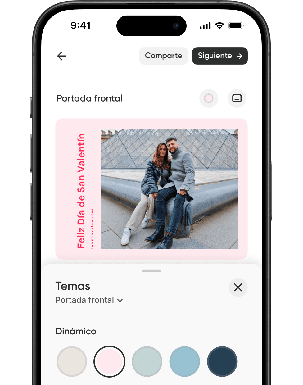 Elige el tono de cada página